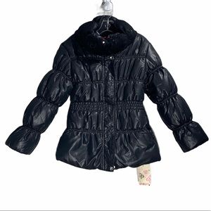 Sequined Black Warm Coat***Age 6/7